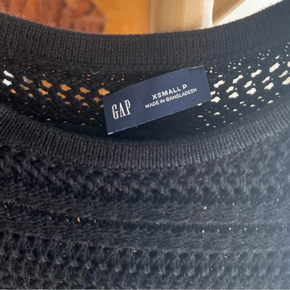 Gap Cotton Crochet Mini Dress